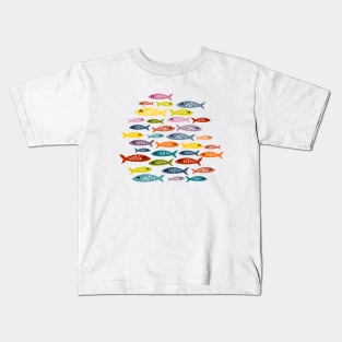 Sardinas De Colores Kids T-Shirt